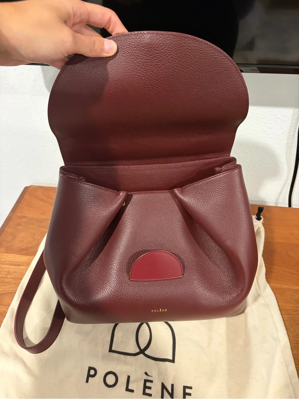 Polene Numero Un in burgundy